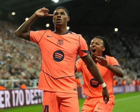 Forward disrupts the Magpies' important evening and declares: ‘I am getting better at the Catalan club’