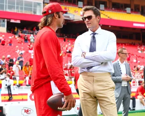 The NFL legend sparks fan criticism following being spotted in Raiders sideline box