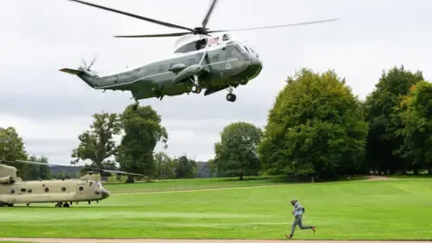The US President Diverted and Forced to Change Aircraft On the Way to Stansted